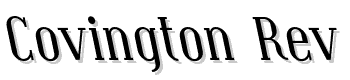 Covington-Rev-Italic font